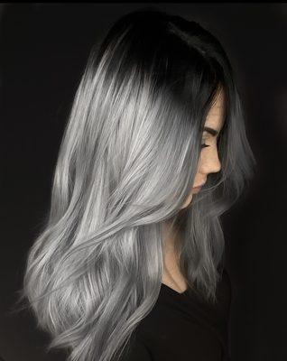 Platinum steel hair by meiling