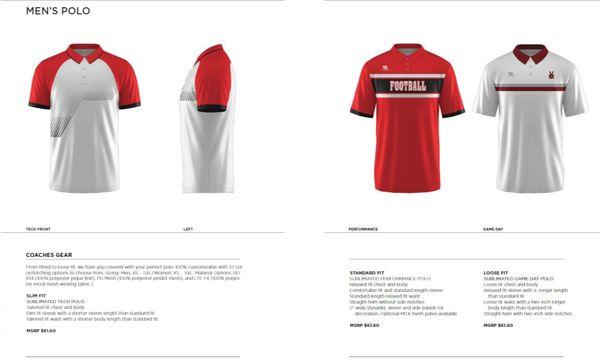 Custom Sublimated Polos-Minumum Order 6 (4 wk turnaround)