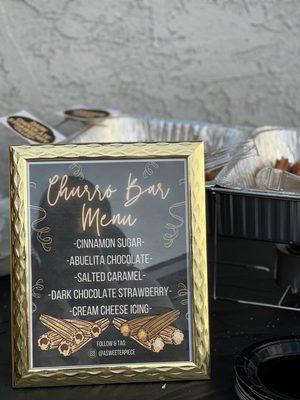 A Sweeter Piece: Churro Bar Catering & Dessert Delivery