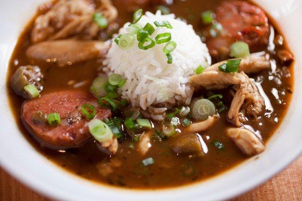 OK, settle down, it's just my gumbo.....nom nom nom