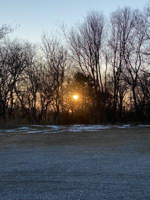 Sunset view from my room.