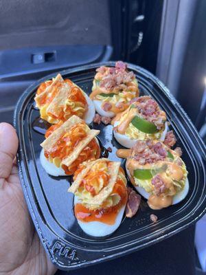 Crab Rangoon and jalepno popper flavors - 6 eggs (can pick 2 flavors)