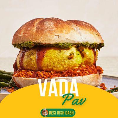 Vada Pav: Mumbai's iconic spiced potato fritter in a soft bun, bursting with textures and sweet & spicy chutneys.