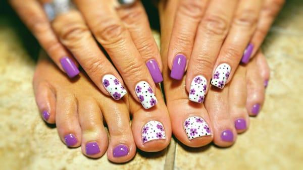 Something matchy, something girly