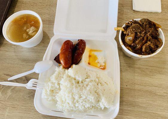 Longanisa, Bisteak, and Sinigang