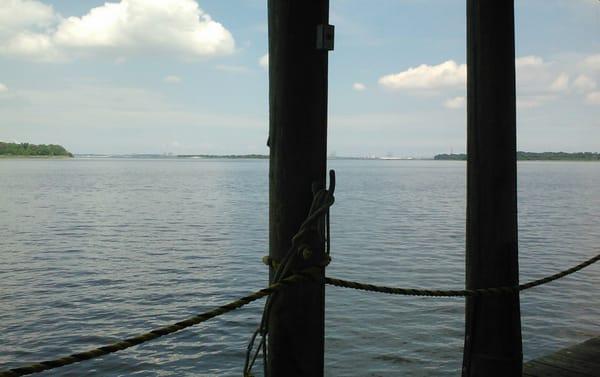 View of St. Johns River from our dock