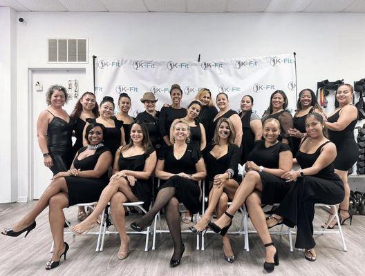 The beautiful women of the 2025 LBD Challenge at K-Fit!