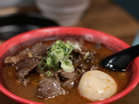 Spicy beef ramen