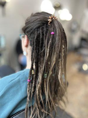 Partial dreads 1.5 year development