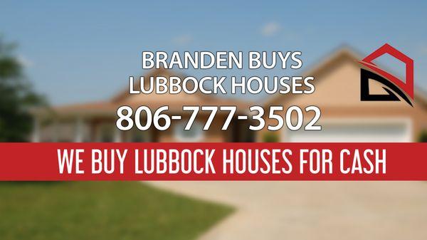 Branden Buys Lubbock Houses for Cash.
