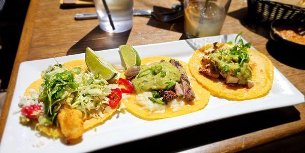 Taco Tuesday: Pescado Frito $3.49, Rib Eye steak, $3.99, and Pollo Asada, $3.49.