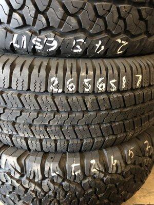 Tecos Jr Used Tires