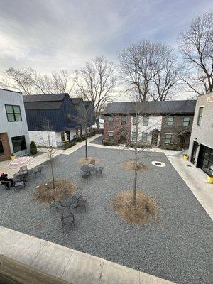 Outside upstairs view