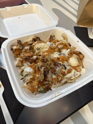 Loaded chicken fries