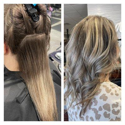 Before and after pictures of Samantha G .