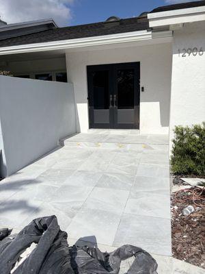 Aquí puedes observar ya casi terminando