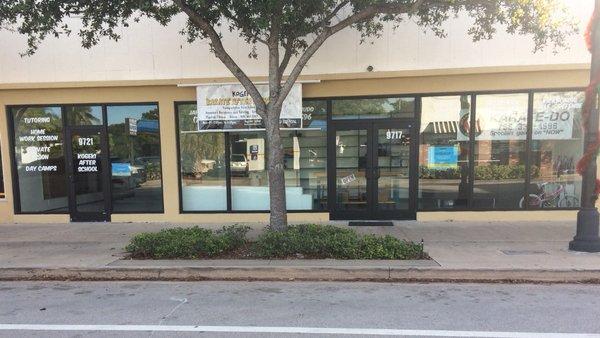 The Dojo Front. Come by and visit us. We're in the heart of Miami Shores.