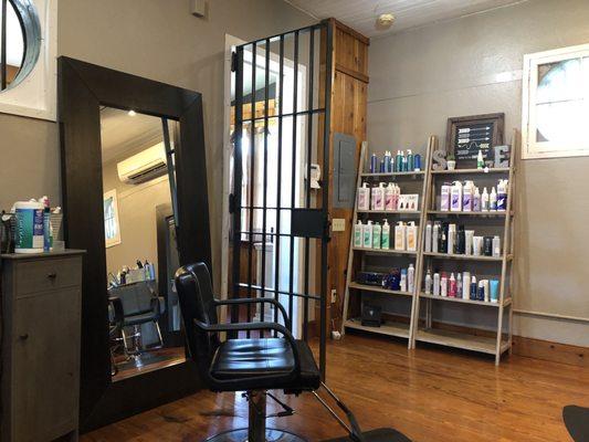 The jail door with keys