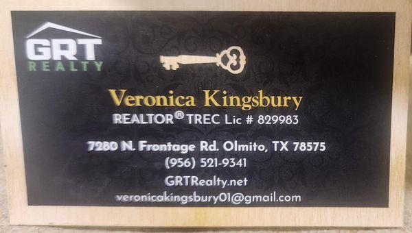 Veronica Kingsbury - GRT Realty