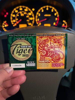 Tiger for 2022! Happy NYE