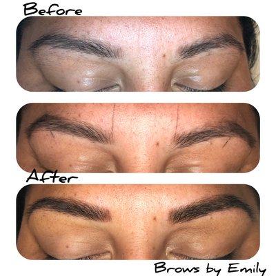 One of my beautiful clients I had the pleasure of working with for microblading.
