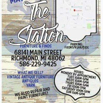 The Station Furniture & Finds Hours of Operation