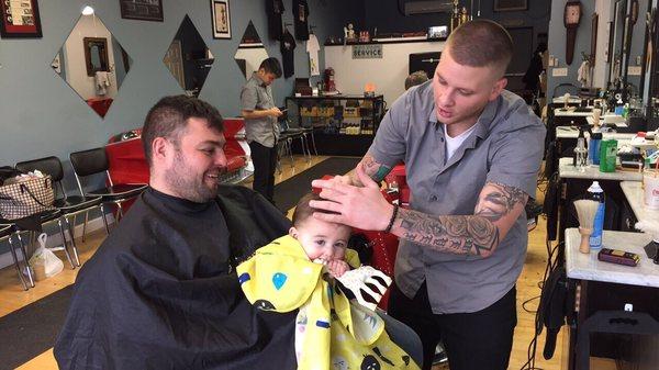 Jameson's 1st Haircut