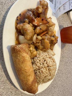 General Tso's Chicken combo