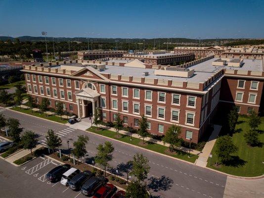 Front of the beautiful campus