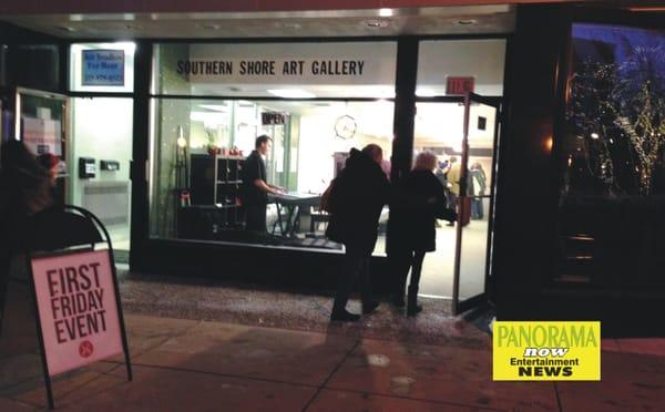 Keenan Baxter performing Original Native American Music on keyboards for the First Friday Art Walk in Michigan City!