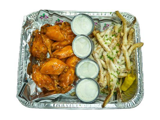 12pc Wings & Fry Tray