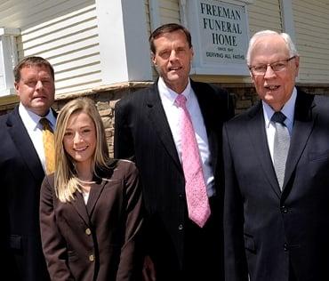 William, his sons, Glenn and Kevin, and his granddaughter, Natalie Freeman