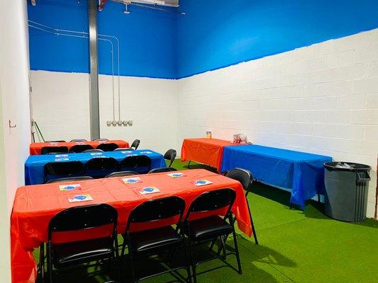 NJ Swingsets - party area pics! 11/2022