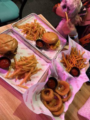 Big portions, crispy fried