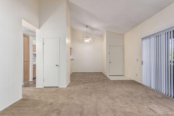 We offer spacious studio, one- or two-bedroom homes with private patios or balconies, plush carpeting, and electric kitchens.