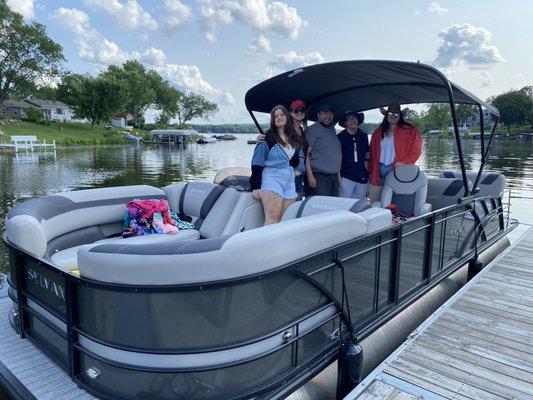 Good morning from all of us here at Lake Wisconsin Watersports Your #1 choice for Jet Ski & Luxury Pontoon boat rentals!