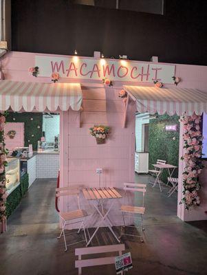 Outside their stand in Sistruck Marketplace.