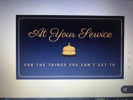 At Your Service Personal Concierge