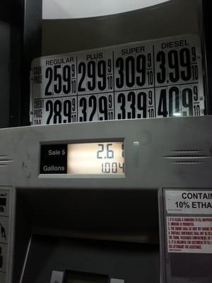 What more can I say.. I think this place is robbing me, the cash paying customer, and other customers a penny per gallon lol