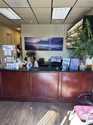 Office reception desk