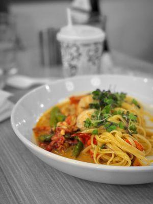 Lobster and Shrimp Pasta