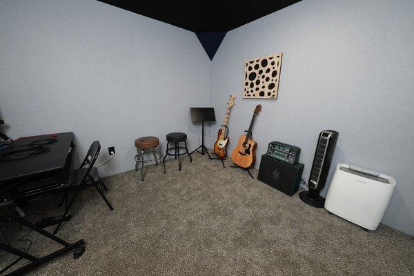 Guitar lesson room