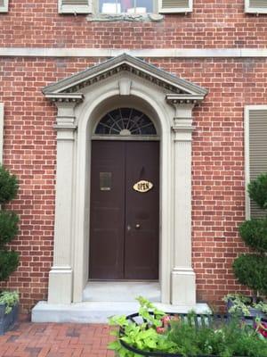 Entrance to the Petersburg Visitor Center