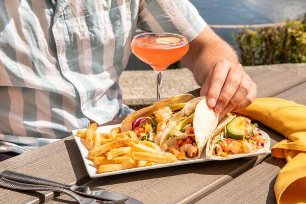 Dining on Calypso Patio.