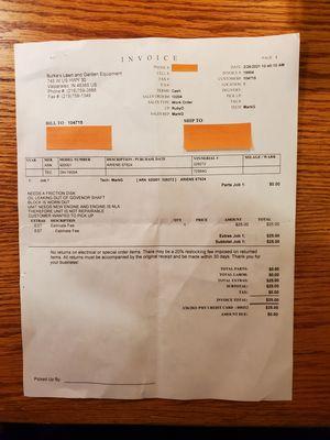 UNIT NEEDS NEW ENGINE AND NOT REPAIRABLE IS FALSE AND THE ENGINE OPERATES WELL AND MACHINE WORKS IS TRUE