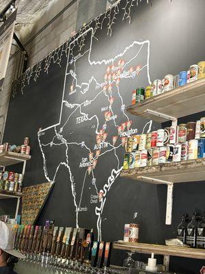 Map of BJ's locations