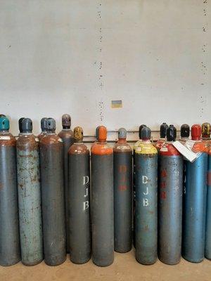Wide Selection of gas cylinders available. If we don't have it in store we can get it from our Salt Lake branch.