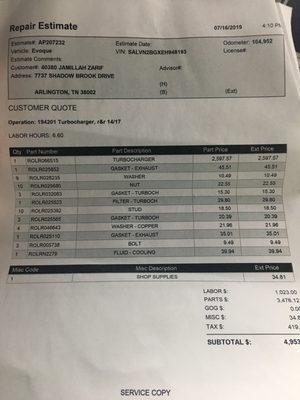 Jaguar Bluff City, Service