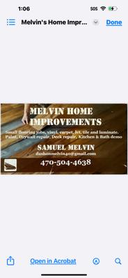 Melvin's Home Improvement