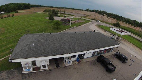 birds eye view
